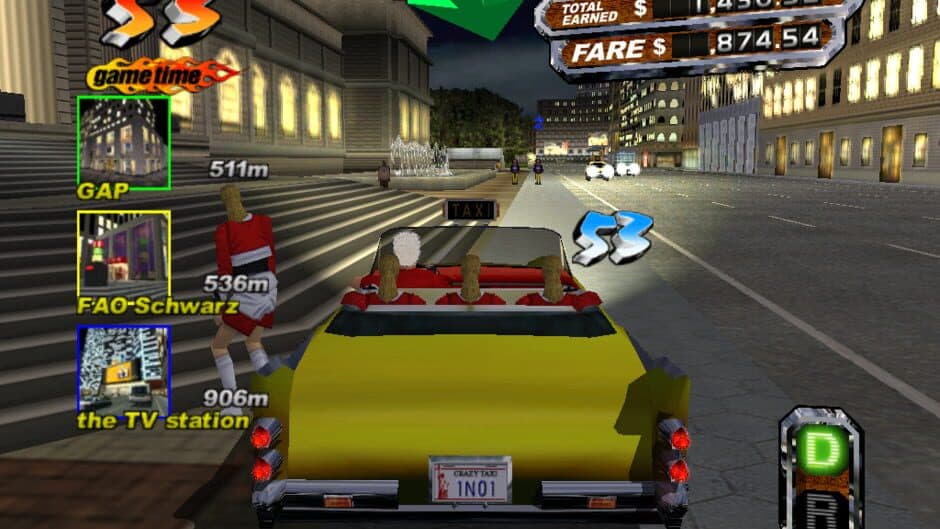 Скриншот 1 из Crazy Taxi 3: High Roller