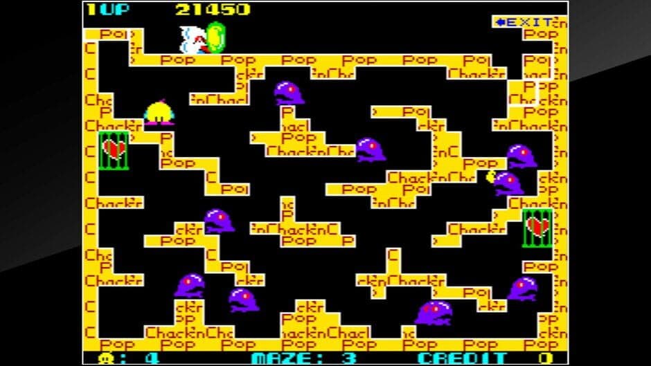 Скриншот 2 из Arcade Archives: Chack'n Pop