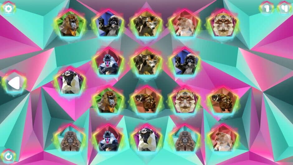 Скриншот 4 из Poly Memory: Primates