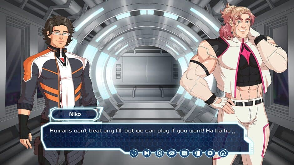 Скриншот 1 из Baradroid: A Gay Visual Novel