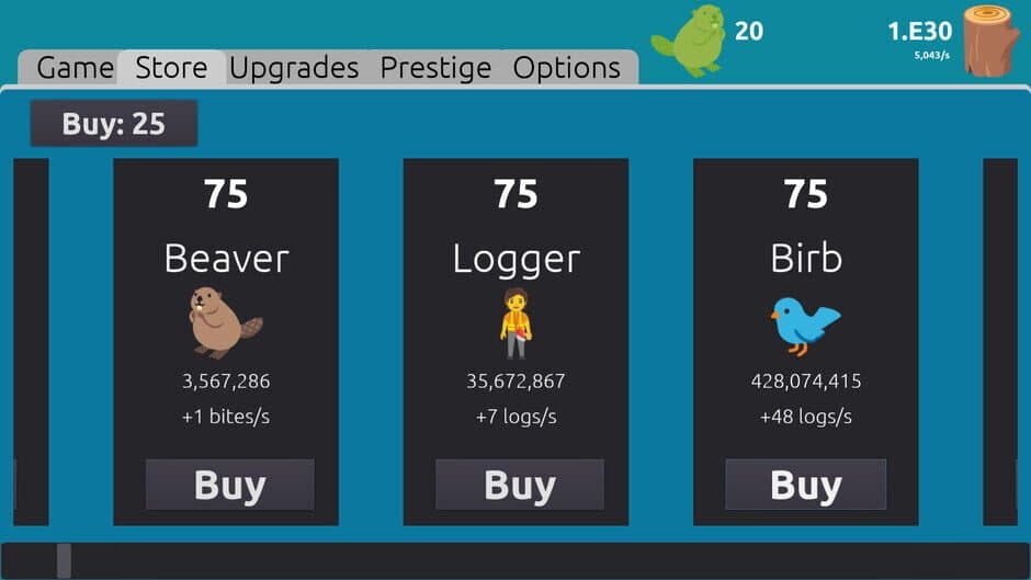 Скриншот 3 из Beaver Clicker