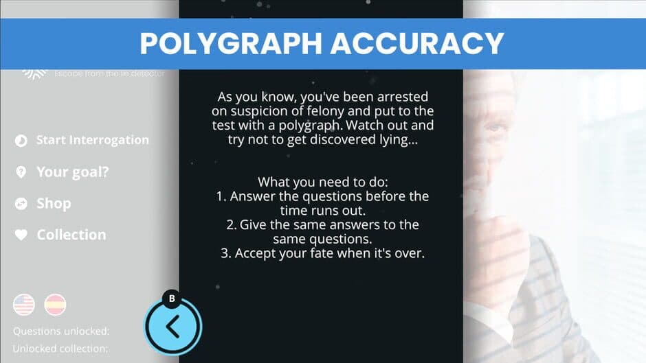 Скриншот 3 из Polygraph: Escape from the Lie Detector