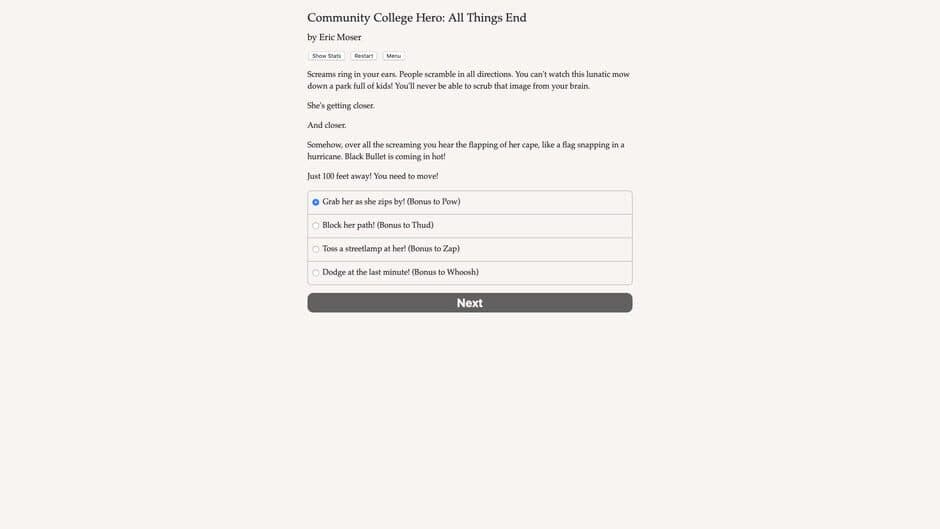 Скриншот 1 из Community College Hero: All Things End