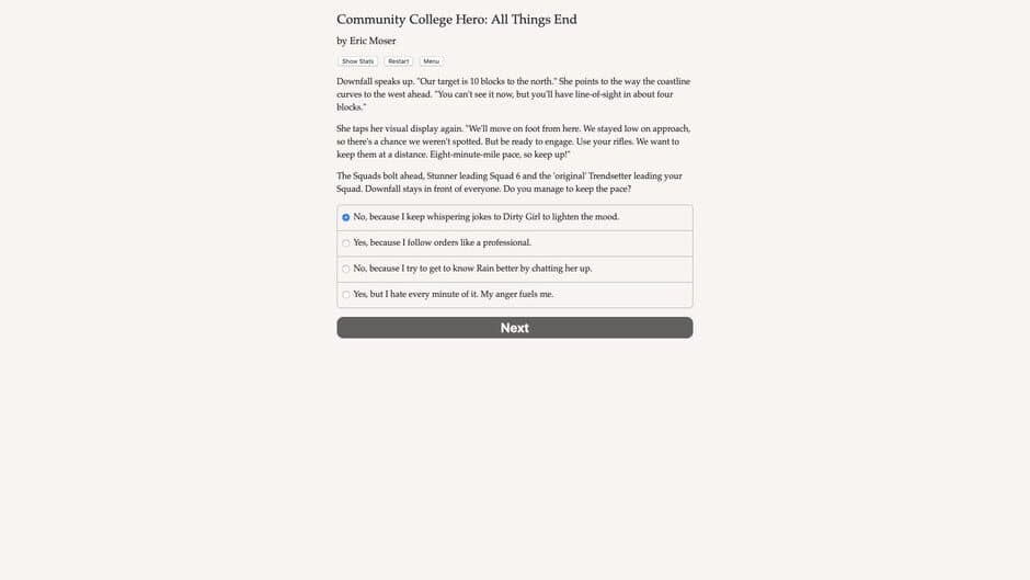 Скриншот 2 из Community College Hero: All Things End