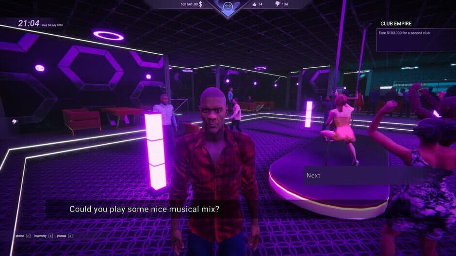 Скриншот 5 из Nightclub Manager: Violet Vibe