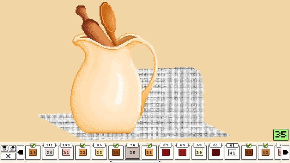 Скриншот 2 из Coloring Pixels: Bakery Pack
