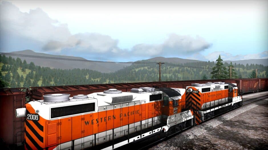 Скриншот 1 из Train Simulator: Western Pacific GP20 High Nose Loco