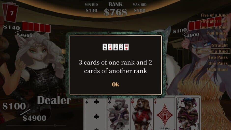Скриншот 5 из Furry Sex: Poker