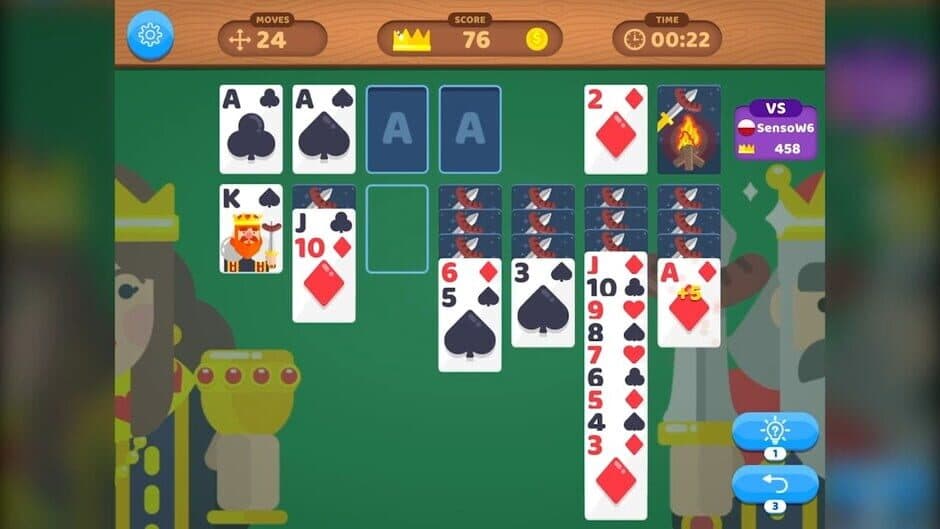 Скриншот 2 из Solitaire Master VS