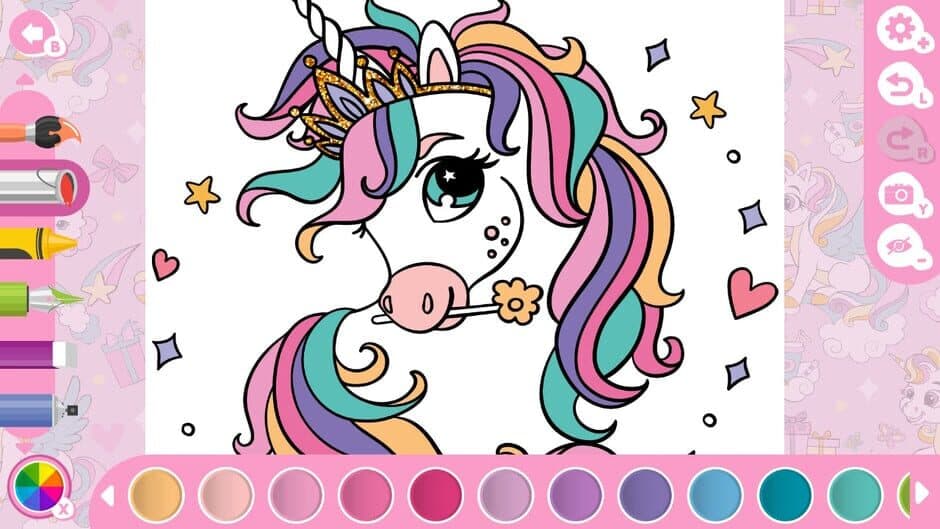 Скриншот 1 из My Cute Unicorns: Coloring Book