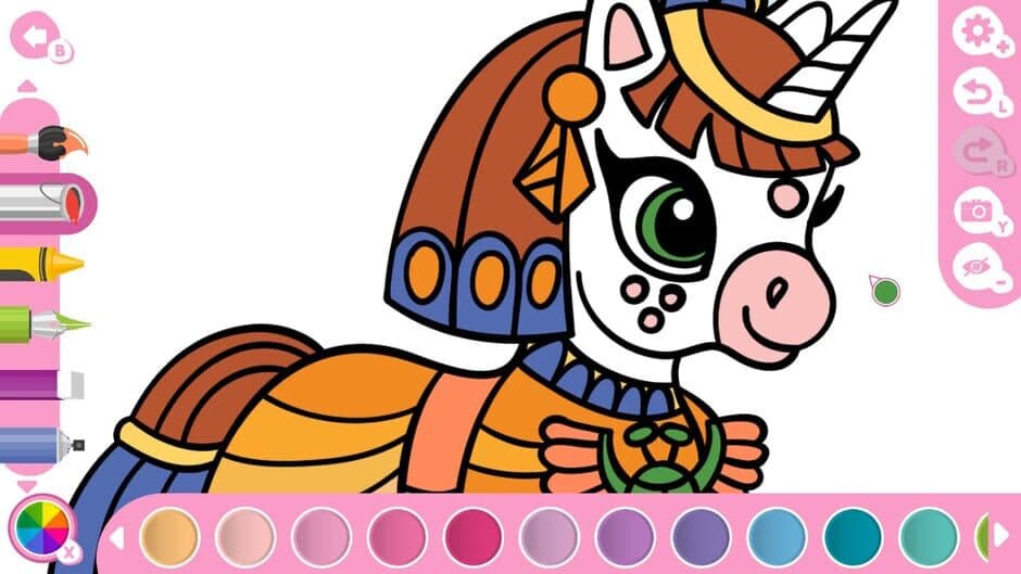 Скриншот 3 из My Cute Unicorns: Coloring Book
