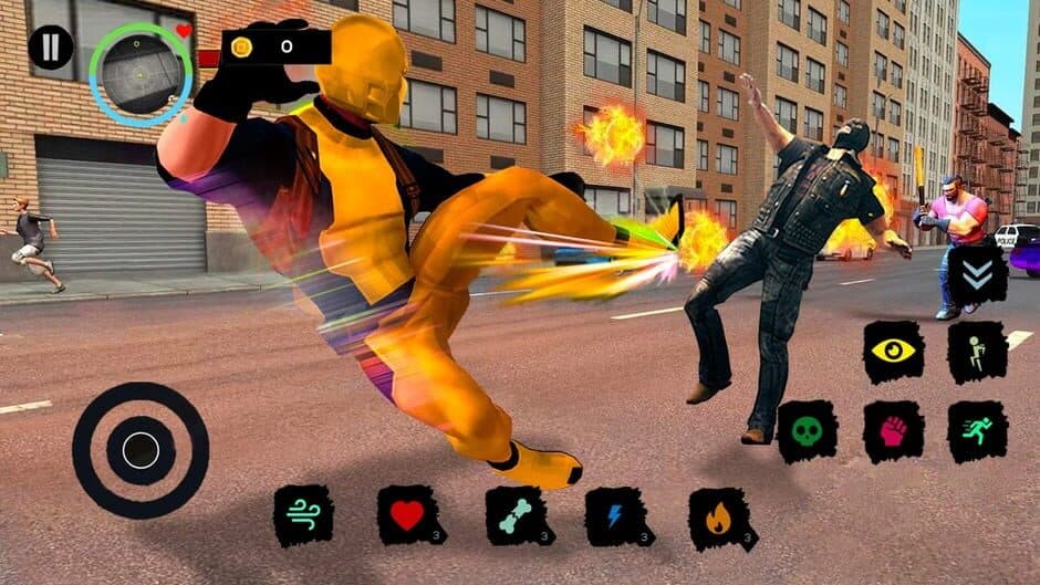 Скриншот 1 из City Super Hero 3D: Flying Legend Warriors Deluxe Simulator
