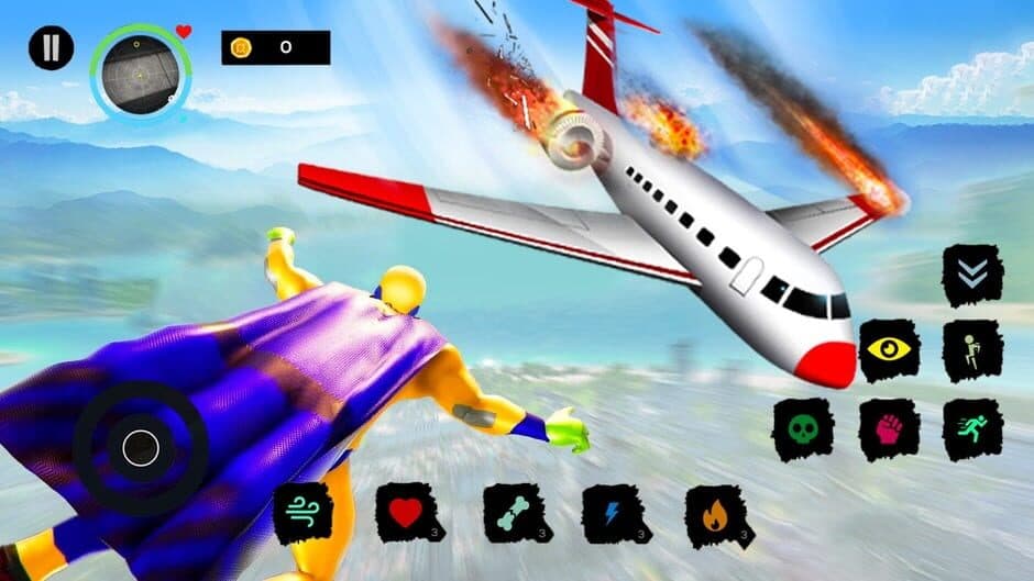 Скриншот 2 из City Super Hero 3D: Flying Legend Warriors Deluxe Simulator