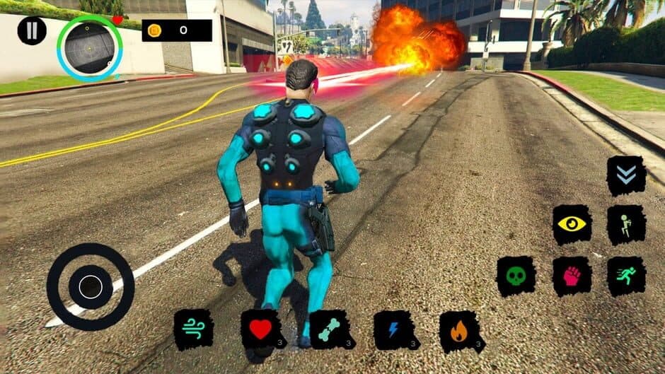 Скриншот 4 из City Super Hero 3D: Flying Legend Warriors Deluxe Simulator