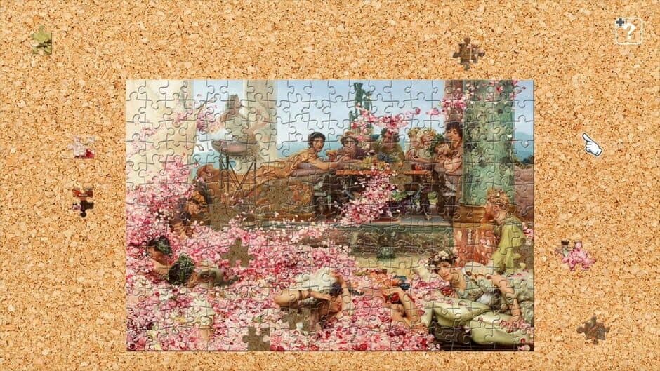 Скриншот 4 из Jigsaw Masterpieces: Masterpieces of World - Brimming with Flowers