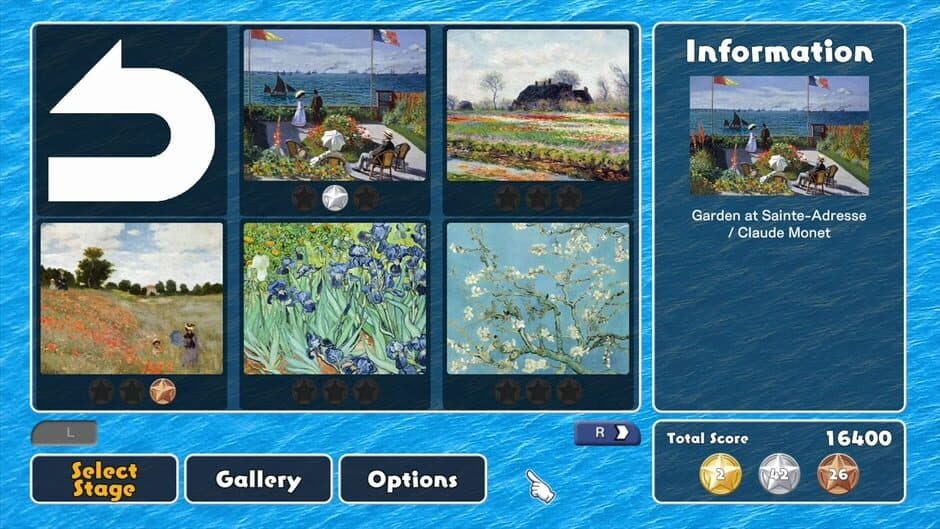Скриншот 2 из Jigsaw Masterpieces: Masterpieces of World - Brimming with Flowers