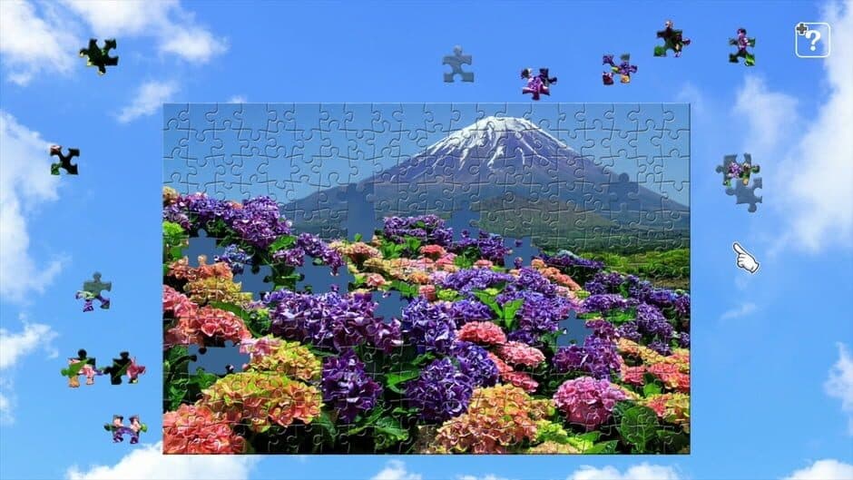 Скриншот 4 из Jigsaw Masterpieces: Seasonal Flowers in Japan