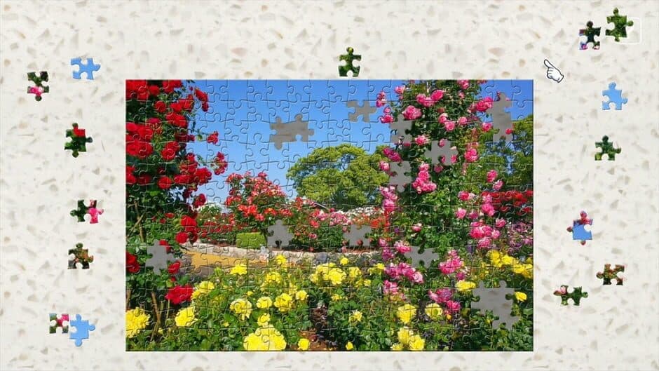 Скриншот 3 из Jigsaw Masterpieces: Seasonal Flowers in Japan