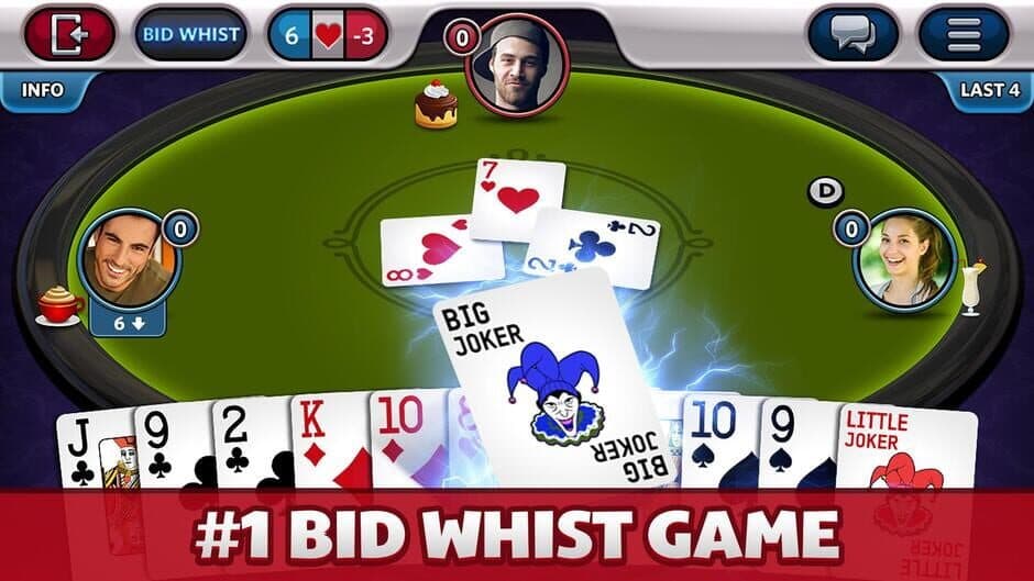 Скриншот 1 из Bid Whist Plus