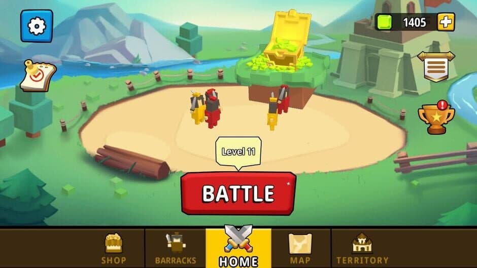 Скриншот 1 из King of Land Grabbers 3D