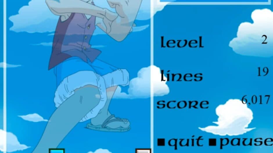 Скриншот 2 из One Piece Tetris