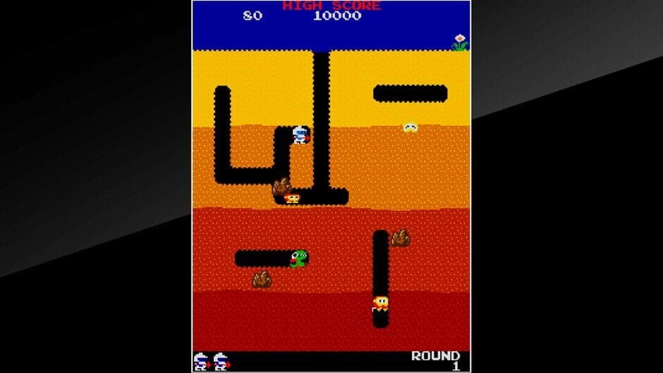 Скриншот 8 из Arcade Archives: Dig Dug