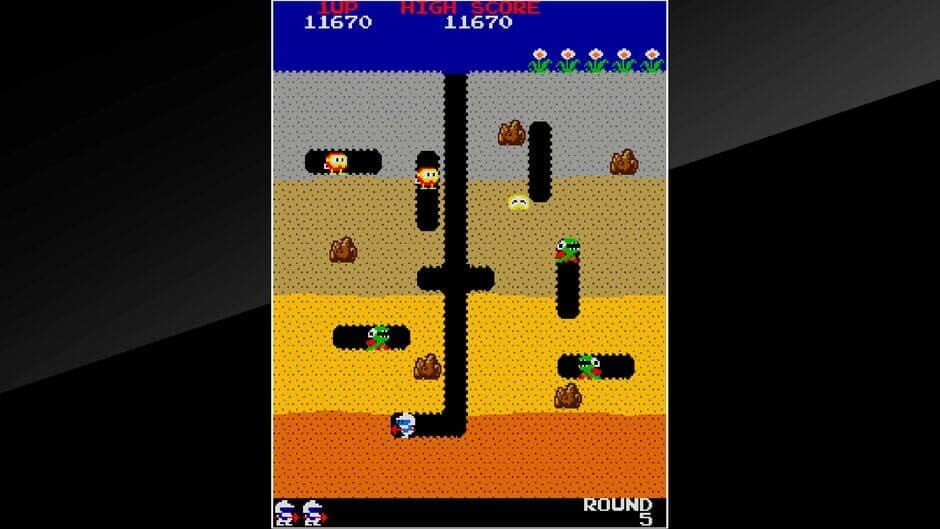 Скриншот 10 из Arcade Archives: Dig Dug