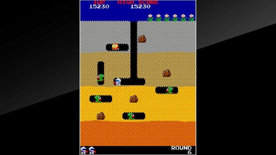 Скриншот 1 из Arcade Archives: Dig Dug