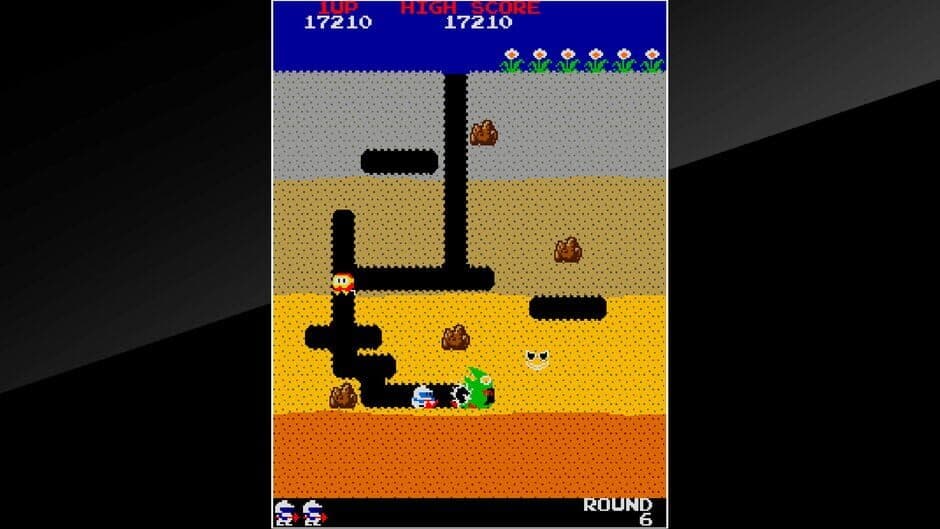 Скриншот 2 из Arcade Archives: Dig Dug