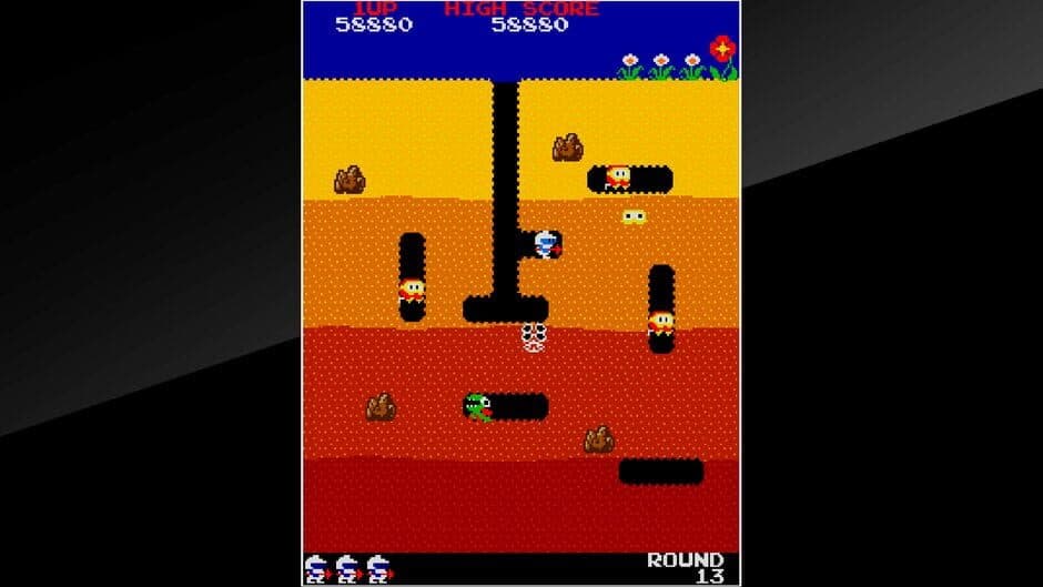 Скриншот 6 из Arcade Archives: Dig Dug