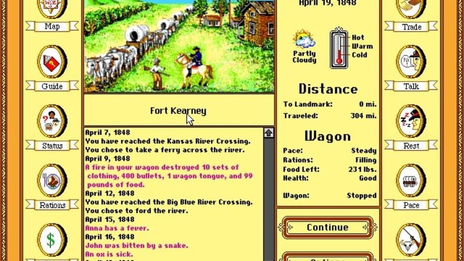Скриншот 2 из The Oregon Trail Deluxe