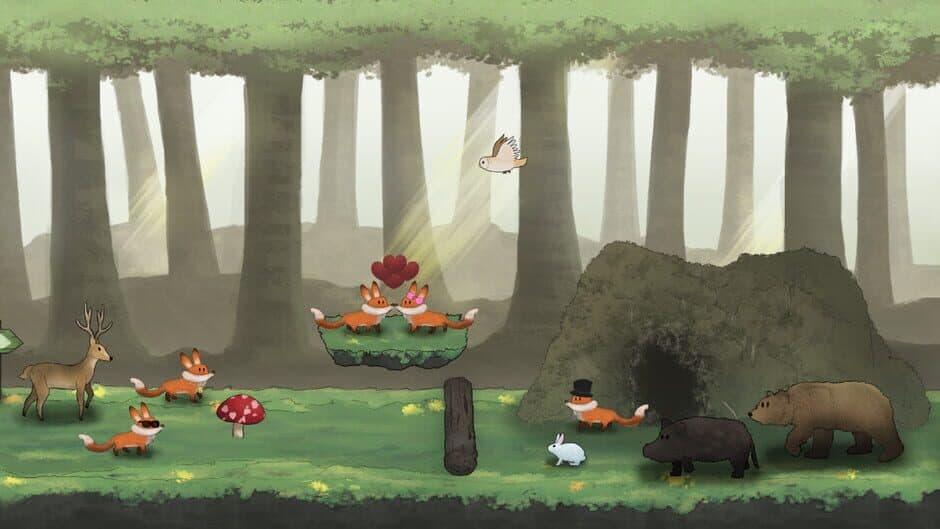 Скриншот 1 из Red Fox and the Four Seasons: Design My Forest