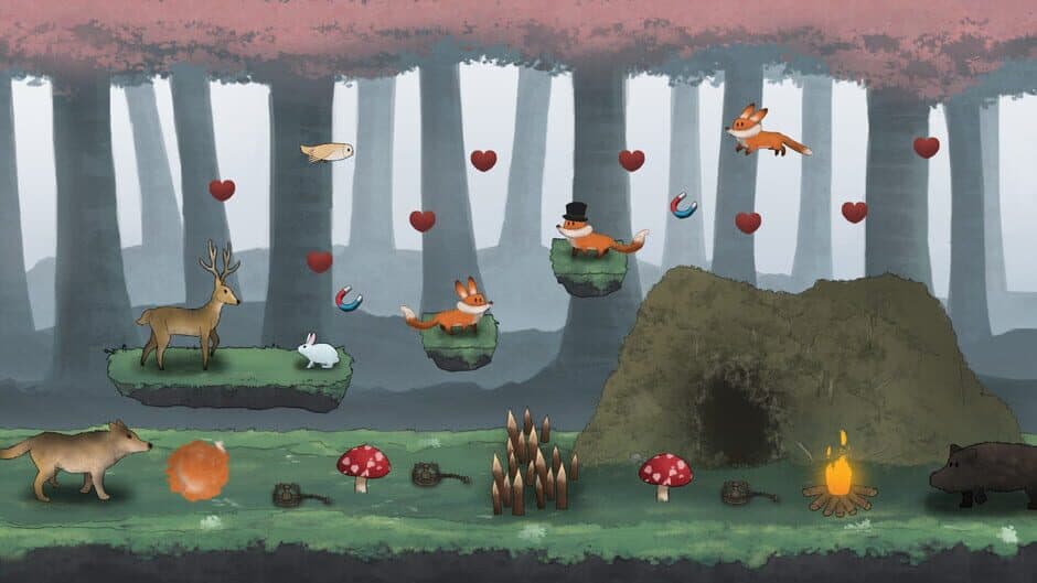 Скриншот 2 из Red Fox and the Four Seasons: Design My Forest