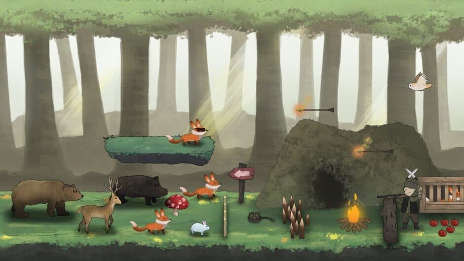 Скриншот 3 из Red Fox and the Four Seasons: Design My Forest