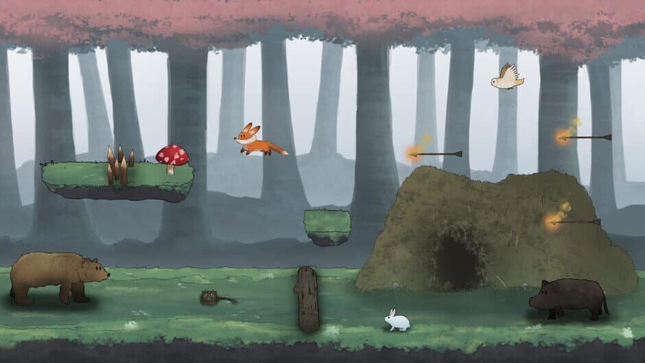 Скриншот 4 из Red Fox and the Four Seasons: Design My Forest
