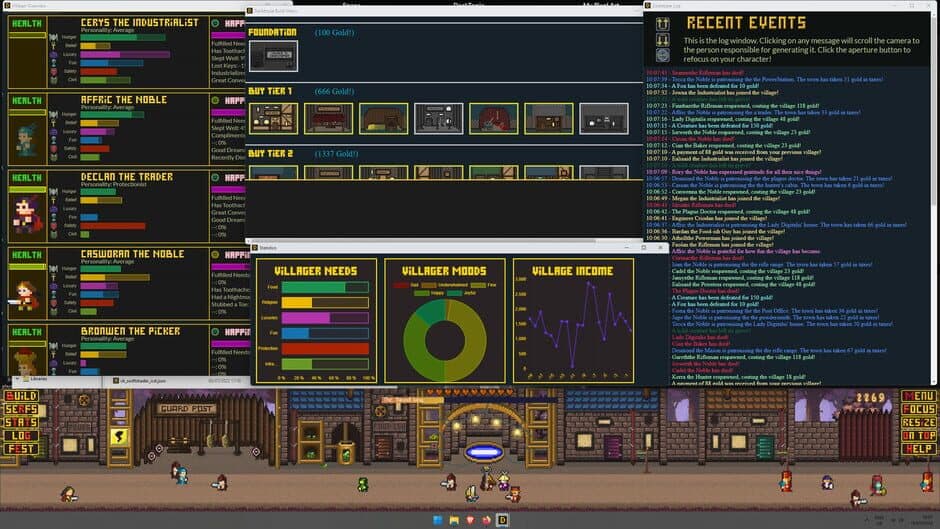 Скриншот 1 из Desktopia: A Desktop Village Simulator