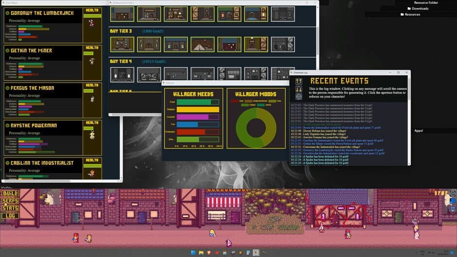 Скриншот 3 из Desktopia: A Desktop Village Simulator
