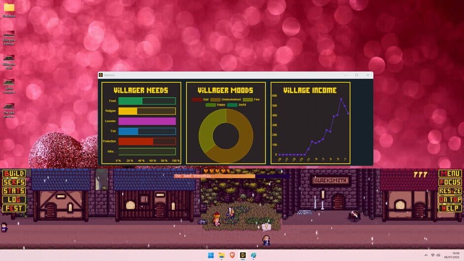 Скриншот 4 из Desktopia: A Desktop Village Simulator
