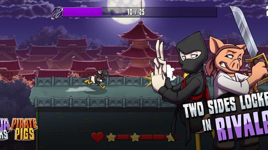 Скриншот 1 из Ninja Ducks vs Pirate Pigs