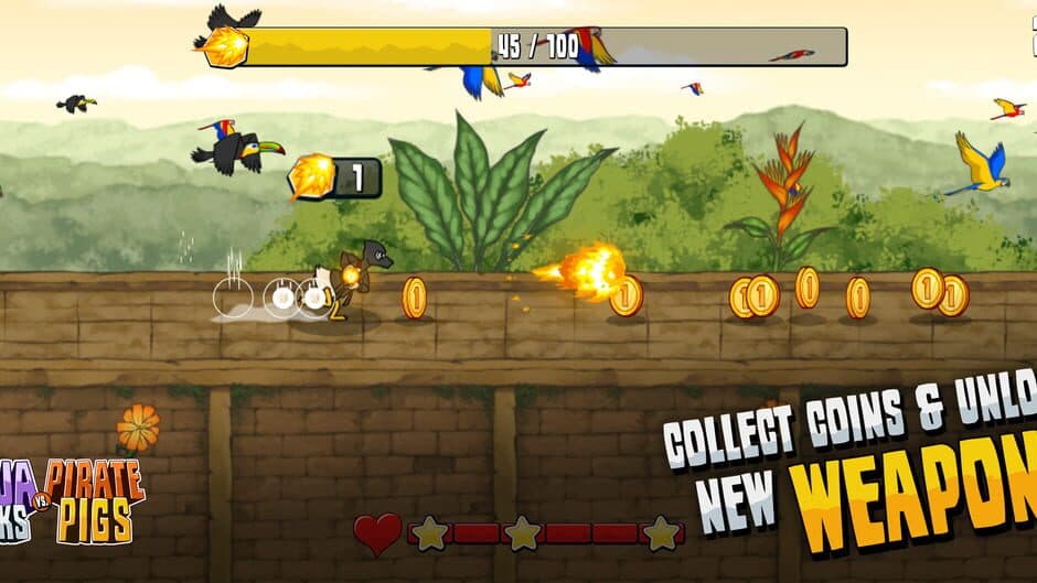 Скриншот 4 из Ninja Ducks vs Pirate Pigs