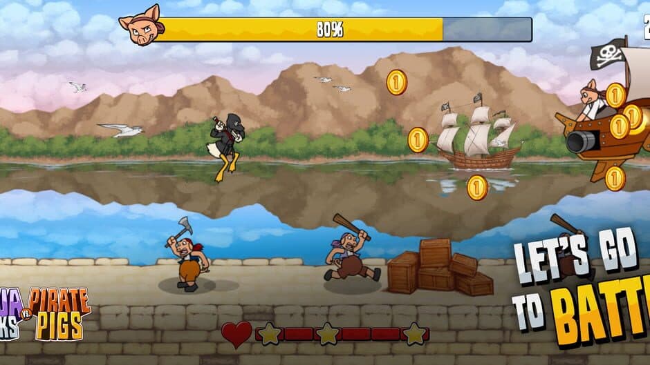 Скриншот 7 из Ninja Ducks vs Pirate Pigs