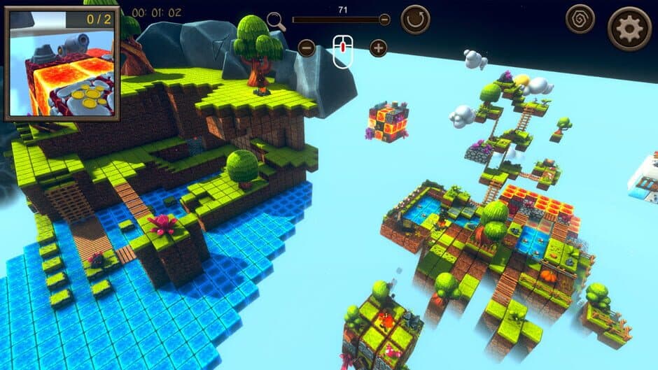 Скриншот 1 из Hidden Cube World Top-Down 3D