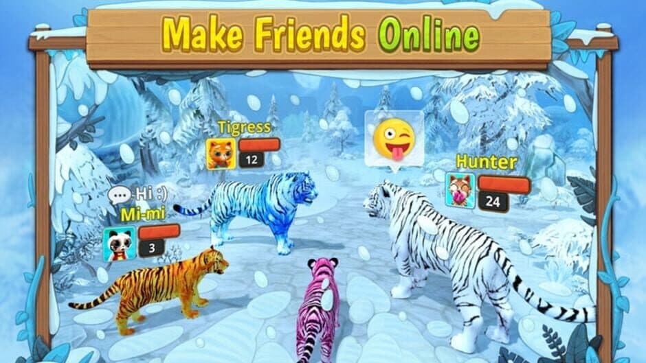 Скриншот 2 из White Tiger Family Sim Online