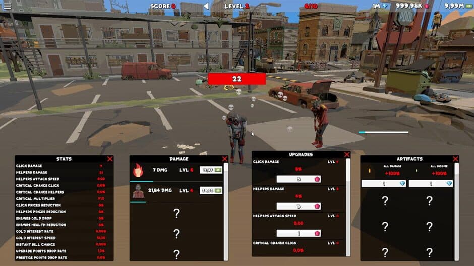 Скриншот 2 из Idle Zombies Clicker