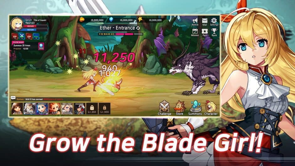 Скриншот 2 из Blade Girl: Idle RPG
