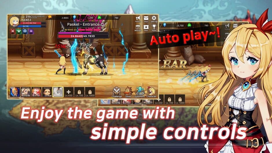 Скриншот 3 из Blade Girl: Idle RPG