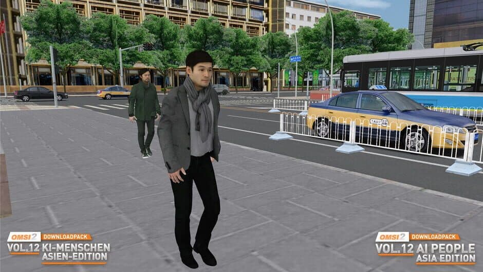 Скриншот 12 из OMSI 2: Downloadpack Vol.12 - AI-People: Asia Edition