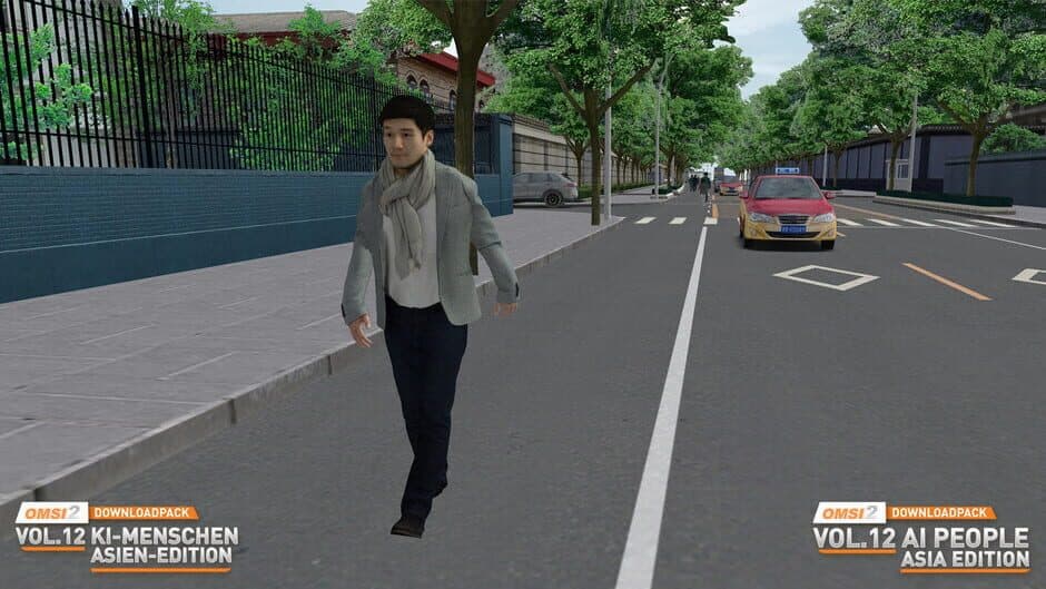 Скриншот 11 из OMSI 2: Downloadpack Vol.12 - AI-People: Asia Edition