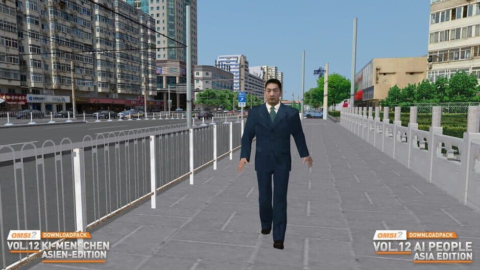 Скриншот 10 из OMSI 2: Downloadpack Vol.12 - AI-People: Asia Edition