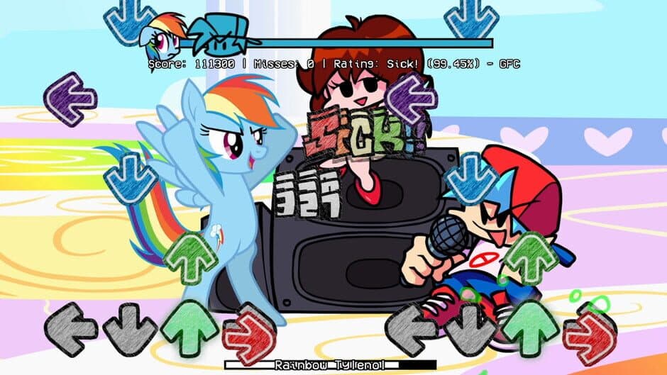 Скриншот 1 из Rainbow Dash Tylenol